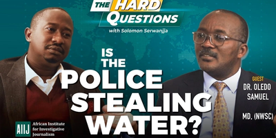 Individuals in Police Steal Water - Dr Silver Mugisha - ED National Water... | Hard Questions
